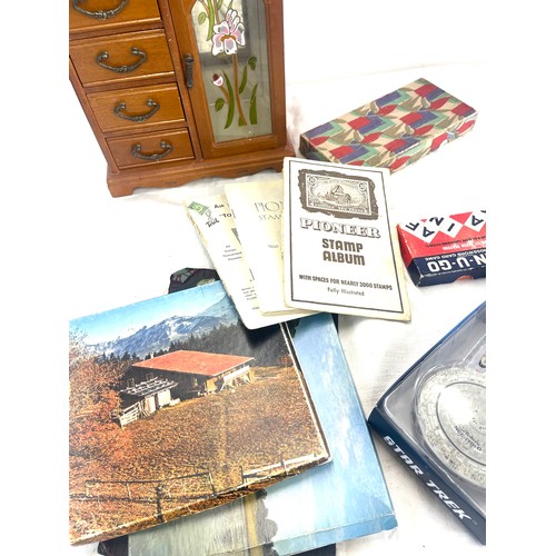 245 - Selection of miscellaneous includes Kan-u-go, Active energy, jewellery box etc