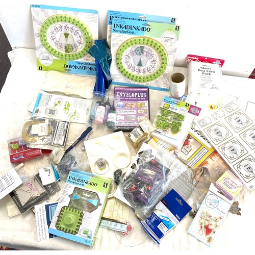 248 - Selection of craft item miscellaneous to include INKADINKADO stamping gear, stamps etc