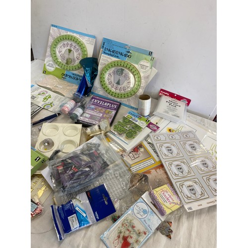 248 - Selection of craft item miscellaneous to include INKADINKADO stamping gear, stamps etc