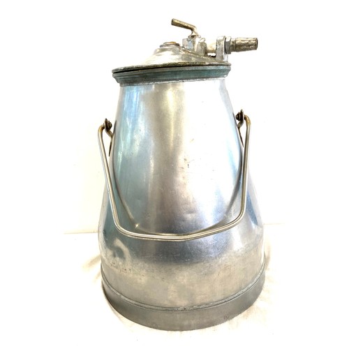 251 - Stainless steel milk churn with lid