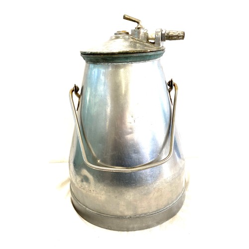 251 - Stainless steel milk churn with lid