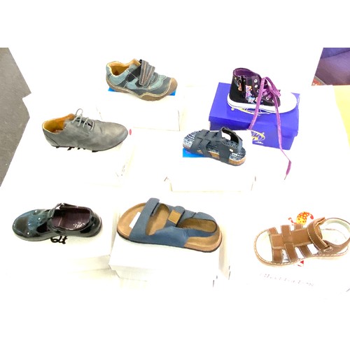 294 - Selection of assorted boxed childrens shoes various colours and sizes