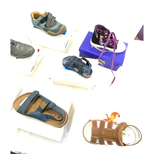 294 - Selection of assorted boxed childrens shoes various colours and sizes