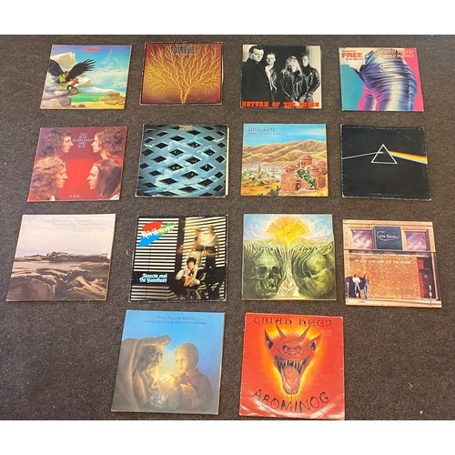 136 - 14 Rock LPs includes Pink Floyd, The Who, Slade, Moody Blues etc