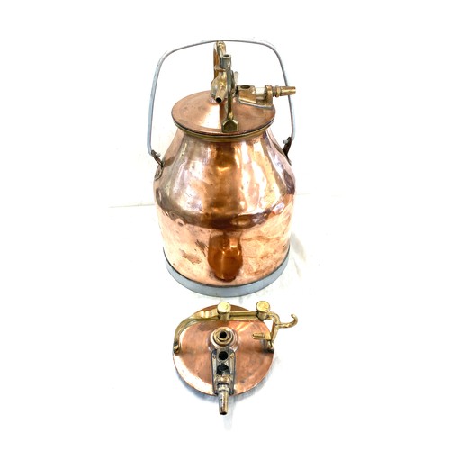 265A - Copper milk churn with 2 lids