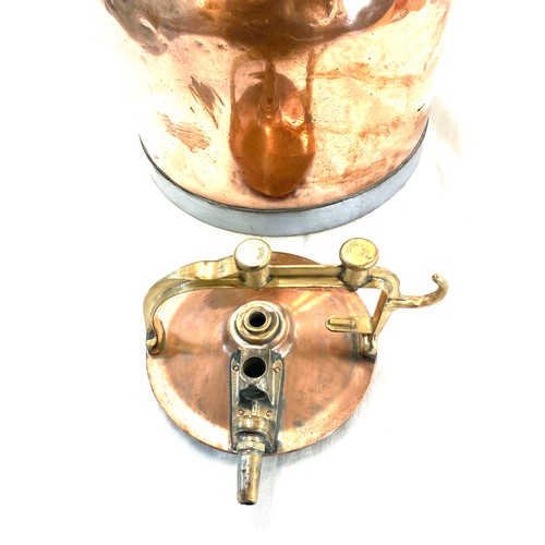 265A - Copper milk churn with 2 lids