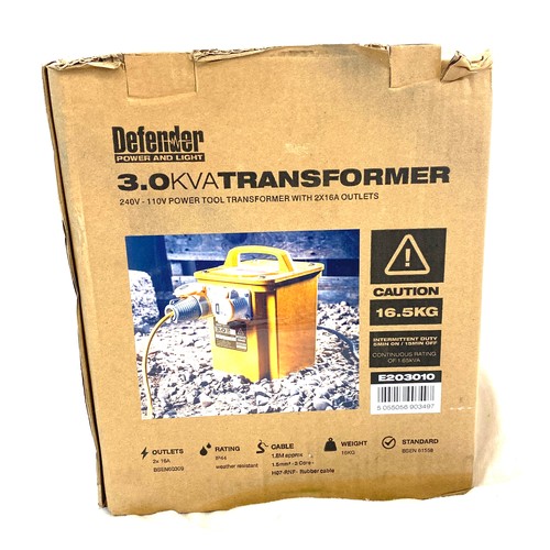 268 - Boxed Defender 3.0 KVA transformer, untested