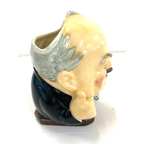 344 - Burleigh Ware Toby Jug Churchill Victory - 6301 BW total height 5 inches