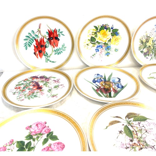 332A - Selection of The Royal Horticultural society signatures collectors plates