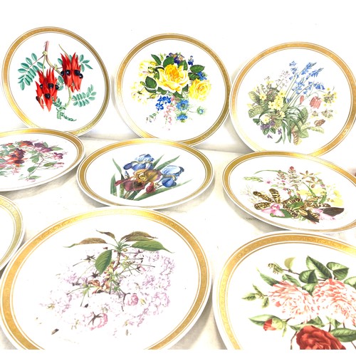 332A - Selection of The Royal Horticultural society signatures collectors plates