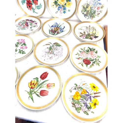 332A - Selection of The Royal Horticultural society signatures collectors plates