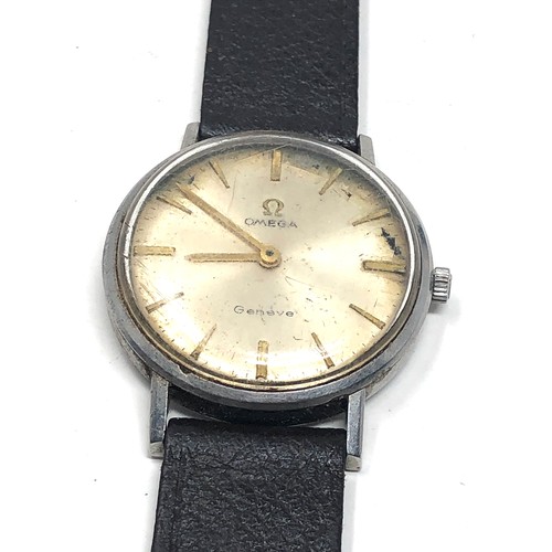 453 - Vintage omega geneve gents wristwatch the watch is ticking