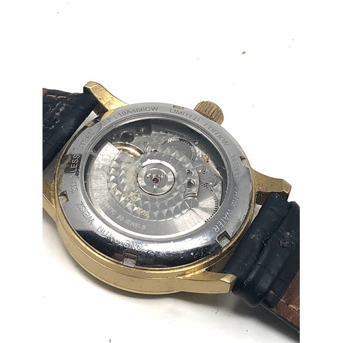 460 - Gents Constantin weisz wristwatch limited edition the watch is ticking