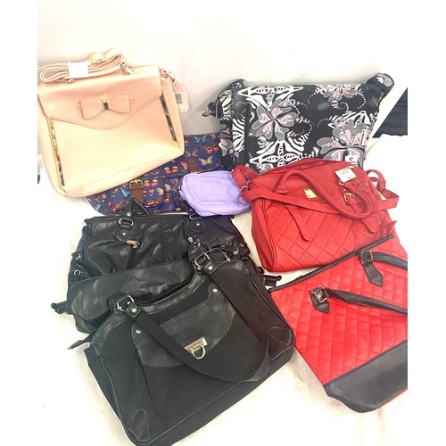 236 - Selection of assorted ladies modern handbags