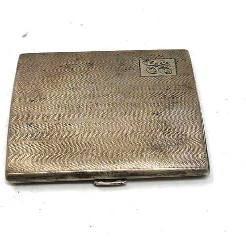 28 - Silver cigarette case