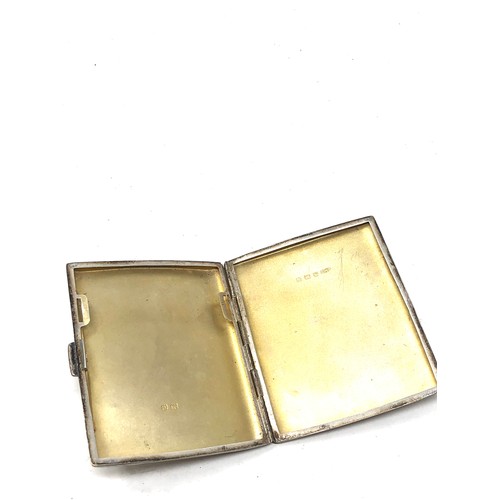 28 - Silver cigarette case