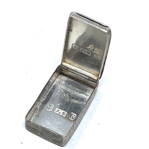 9 - Antique silver pill box