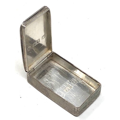 9 - Antique silver pill box