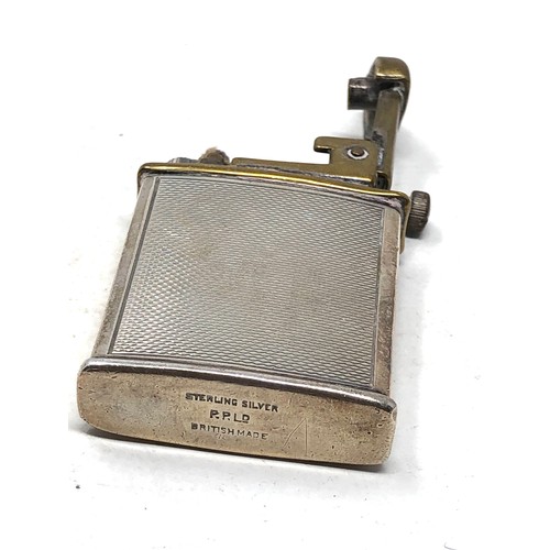 472 - Antique silver cigarette lighter