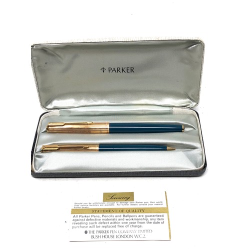 470 - Parker 65 fountain pen & pencil boxed