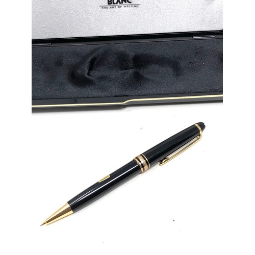 469 - Boxed mont blanc pencil boxed engraved name