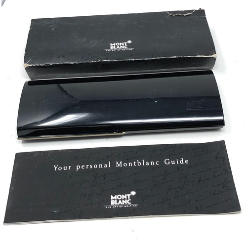 469 - Boxed mont blanc pencil boxed engraved name