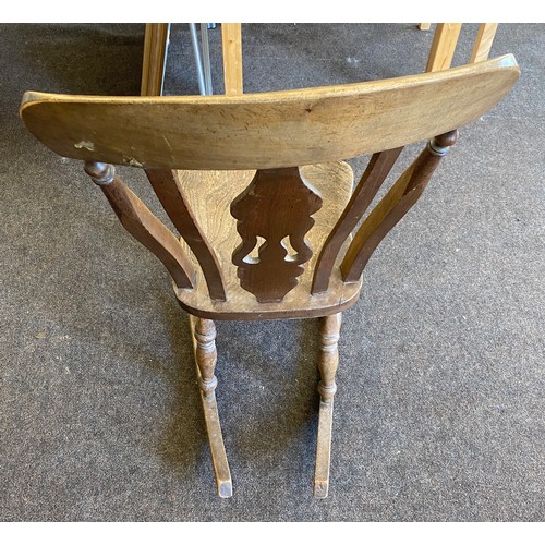 289 - Vintage Windsor back rocking chair