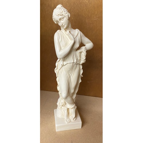 69 - Selection of 4 resin lady figures, approximate height of tallest 10 inches