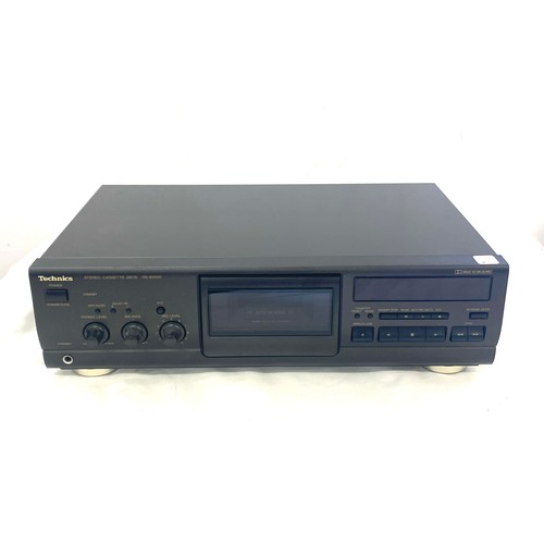 327 - Vintage Technics RS-BX501 stereo cassette tape deck player recorder, working order