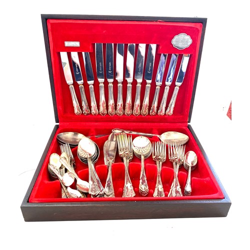 160 - Cooper Ludlam silver plated part canteen of cutlery