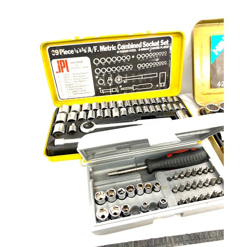 276 - Large selection of socket sets and building tools