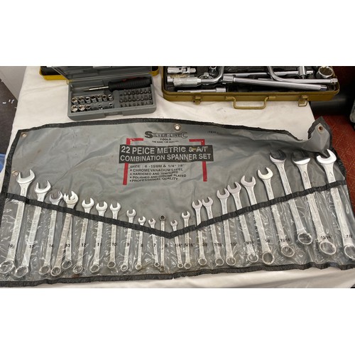 276 - Large selection of socket sets and building tools