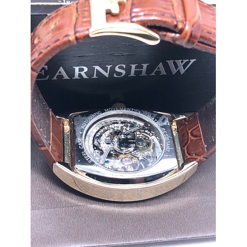 450a - Boxed earnshaw gents wristwatch in working order