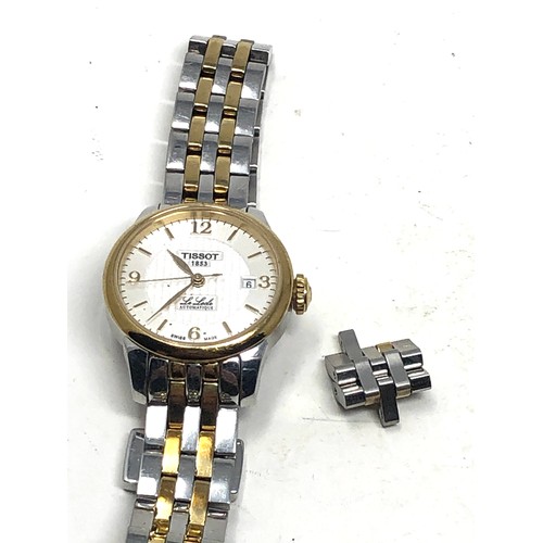 452A - Ladies tissot 1853 automatic wristwatch in working order