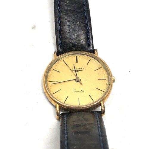 453a - 2 gents longines quartz wristwatch non working order