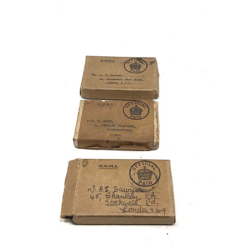 441a - 3 boxed ww2 medals