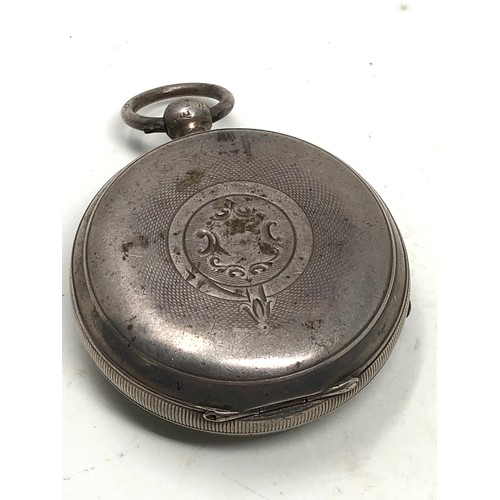 445 - Antique silver h samuel  pocket watch the watch is not ticking