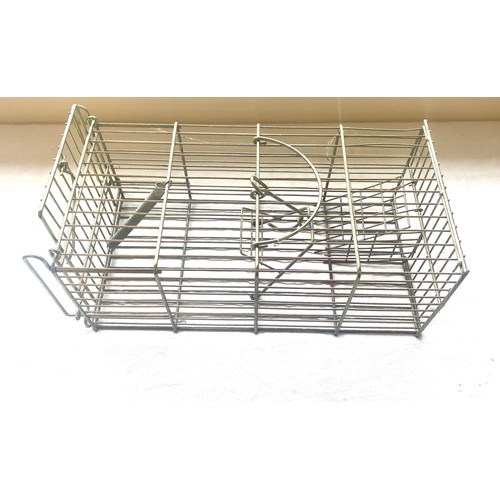 70 - Vintage metal caged rat trap