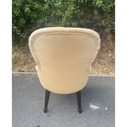 293 - Fabric bedroom chair