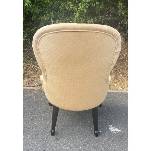 293 - Fabric bedroom chair