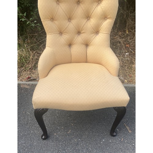 293 - Fabric bedroom chair