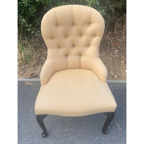 293 - Fabric bedroom chair