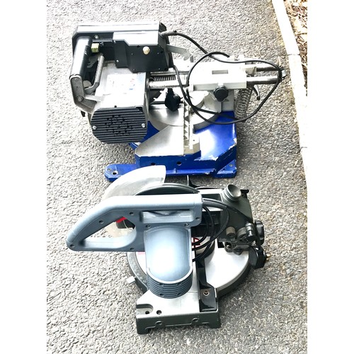 283 - Elektra Beckum circular saw untested model number KJS301 and unnamed circular saw