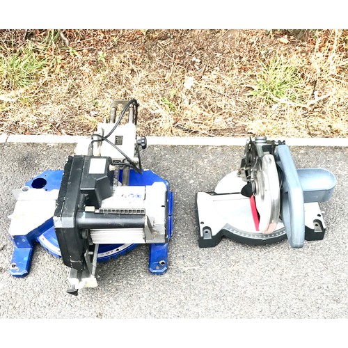 283 - Elektra Beckum circular saw untested model number KJS301 and unnamed circular saw