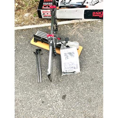 273 - Power devil compound mitre saw model number PD05443 working order