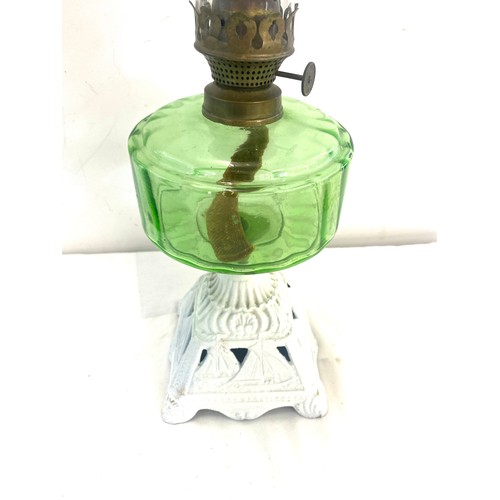 73 - Victorian Oil Lamp measures approx height 22 inches