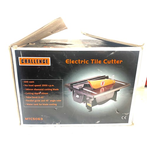 306 - Challenge electric tile cutter serial MTC5O63, unteted