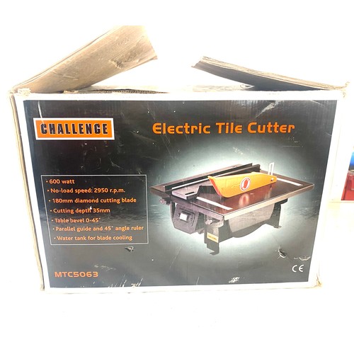 306 - Challenge electric tile cutter serial MTC5O63, unteted