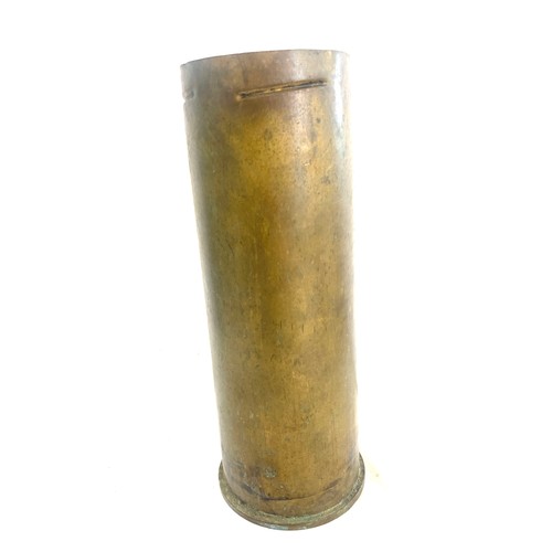 28 - Vintage ammunition casing, approximate height:  13 inches, diameter 4.5 inches