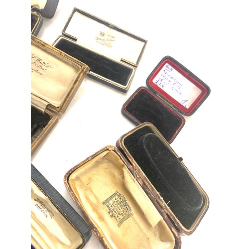 26 - 12 Antique/ Vintage jewellery and watch boxes